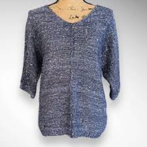 H by Halston Women's Blue Sweater size L